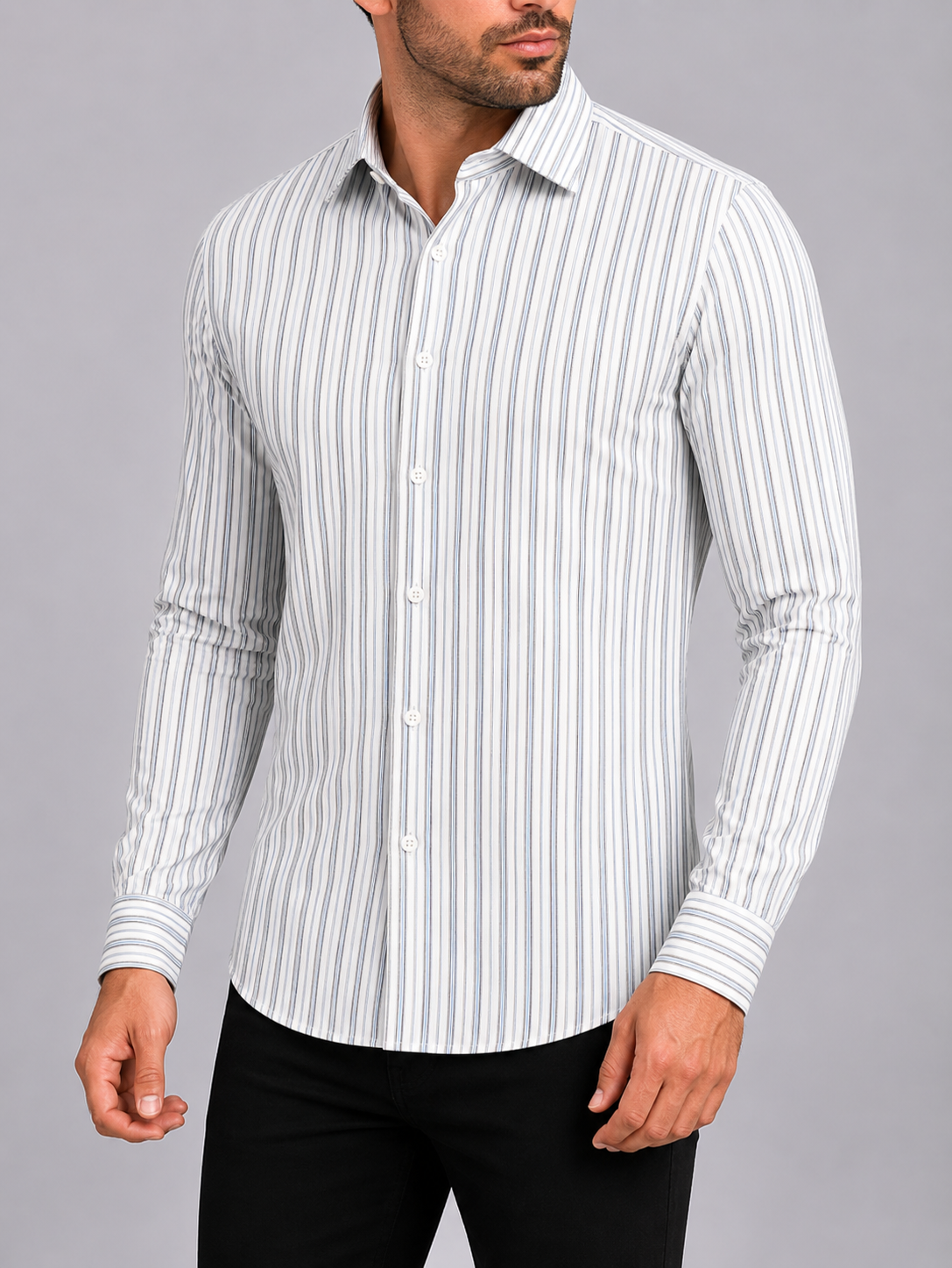 Men's Premium Shirt L Blue ODC 3203
