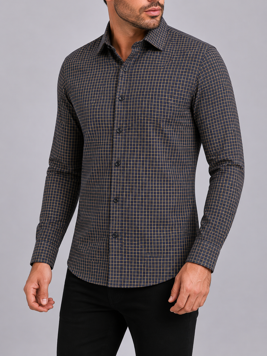 Men's Premium Shirt Mustard OAC 1604