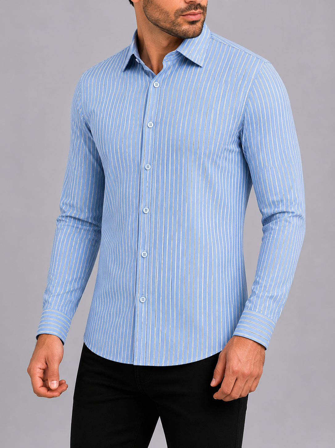 Men's Premium Shirt Blue OAC 1607