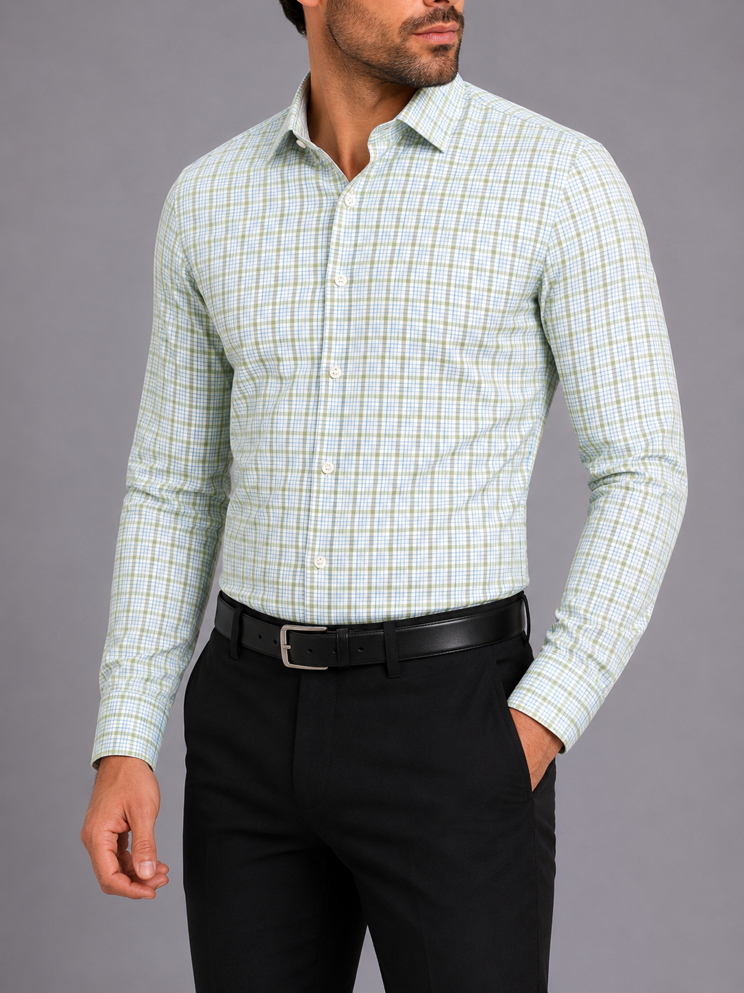 Men's Premium Shirt L Blue OAC1602