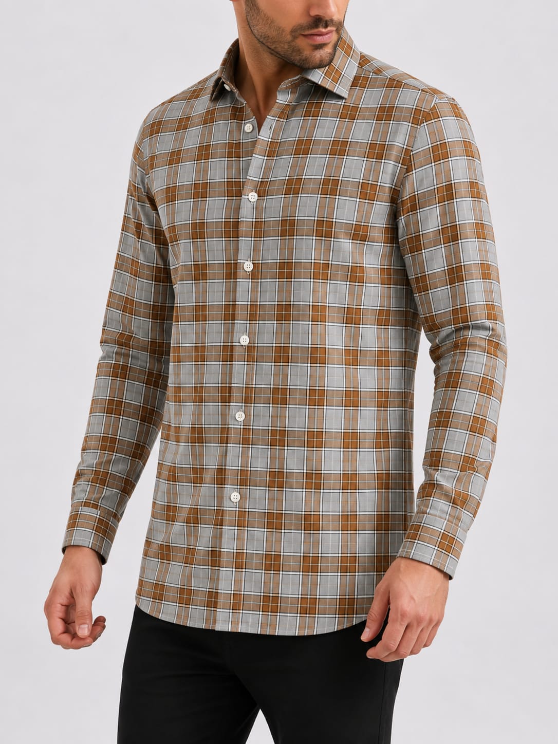 Men's Premium Shirt Mustard OAC1601