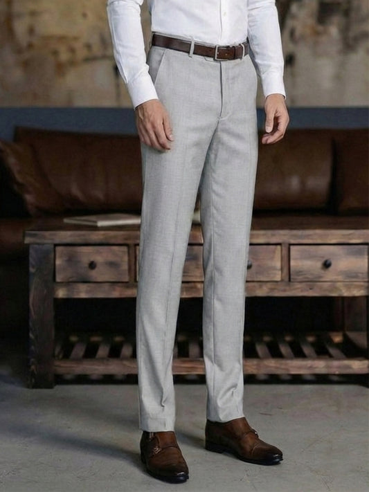 Mens Formal Pant Design # OT 902 Light Grey
