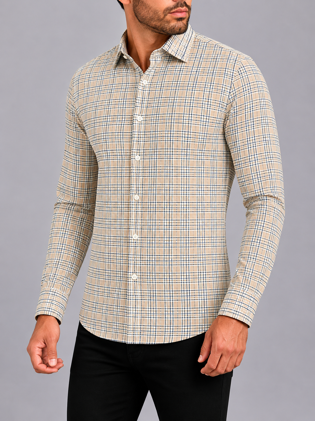 Men's Premium Shirt L Grey OAC1608