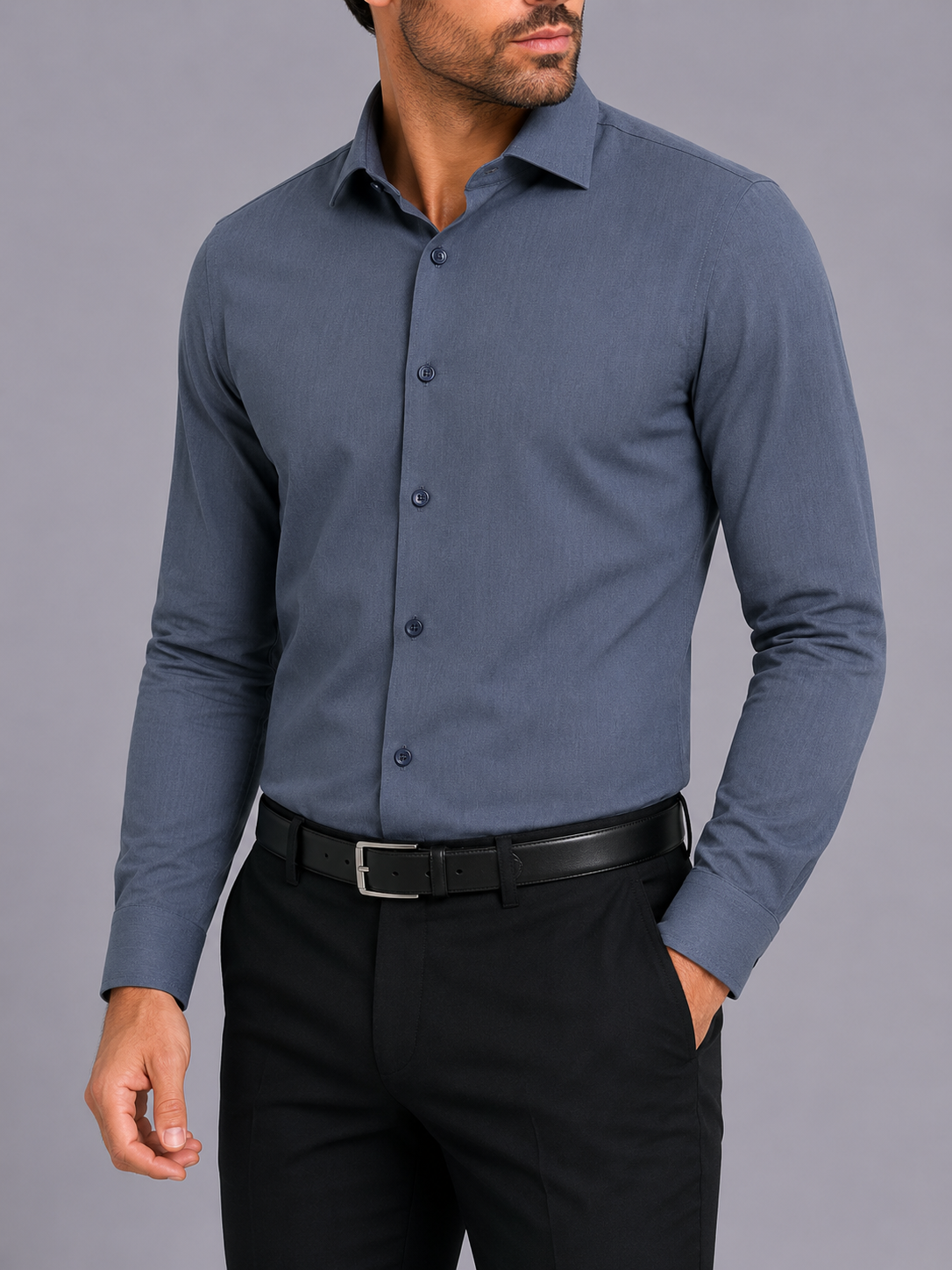Men's Premium Shirt D Grey ODC 3000