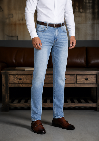 Light Blue Denim Jeans ONJ-005