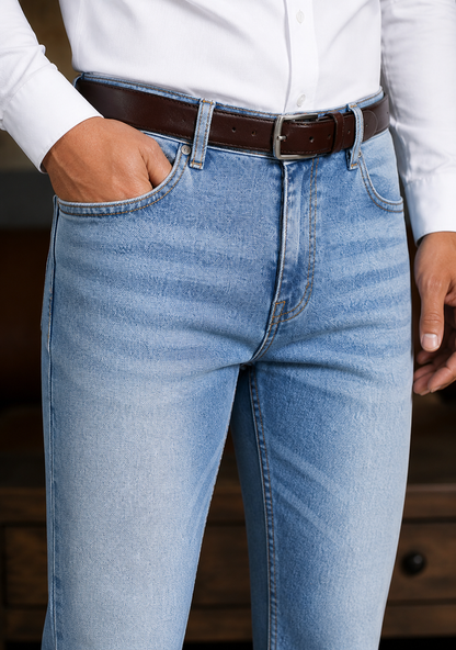 Light Blue Denim Jeans ONJ-005