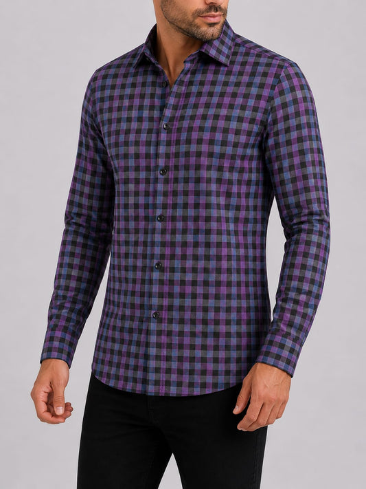 Men’s Premium Shirt D. Purple ODC 3218