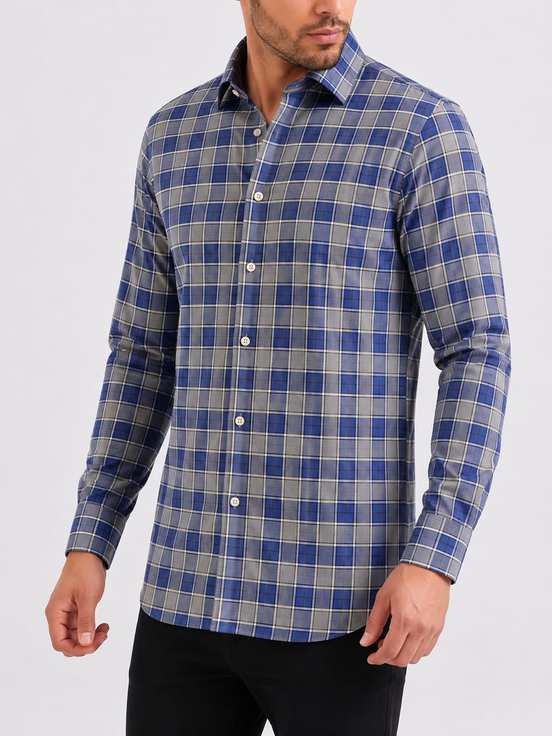 Men's Premium Shirt R Blue OAC1601
